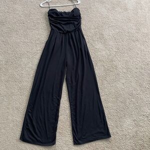 Strapless Black Jumpsuit